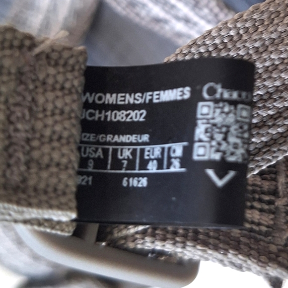 Chaco women's pully gray Lowdown adjustable strappy sandals - size 9 - Picture 7 of 9